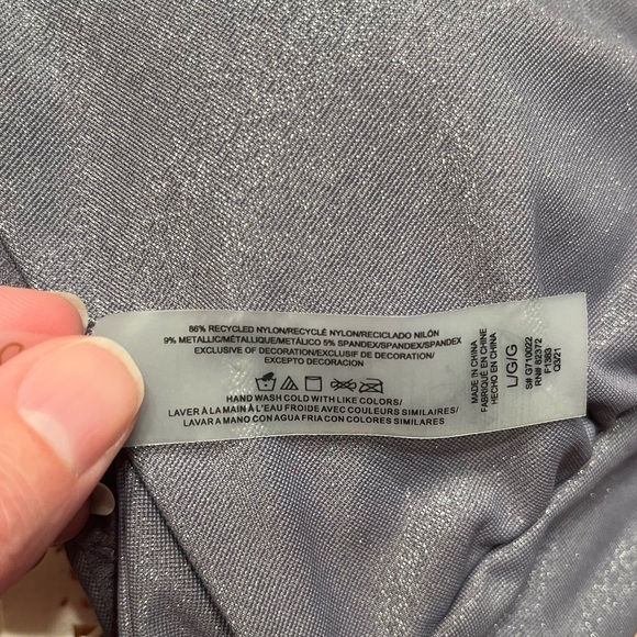 Raisins 2 Piece Purple Island Tropic Bikini Set Size L - Picture 7 of 8